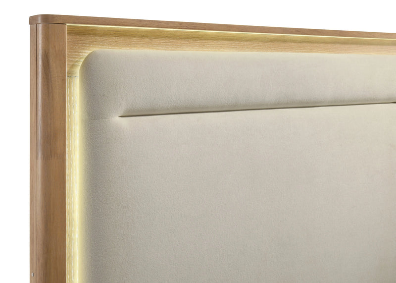 Leanne LED Panel Bed