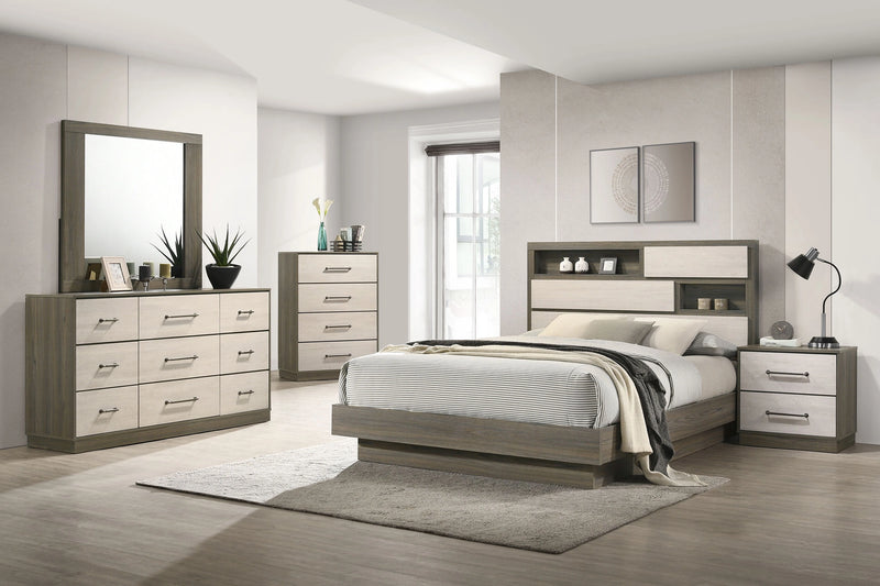 Fenwick Bookcase Platform Bed
