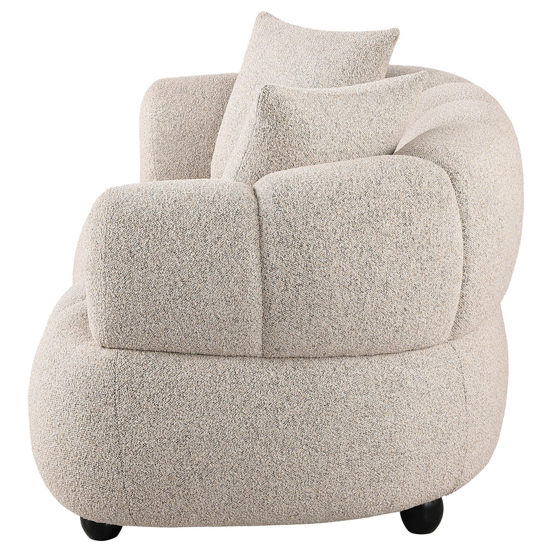 Whitney Woven Fabric Upholstered Loveseat